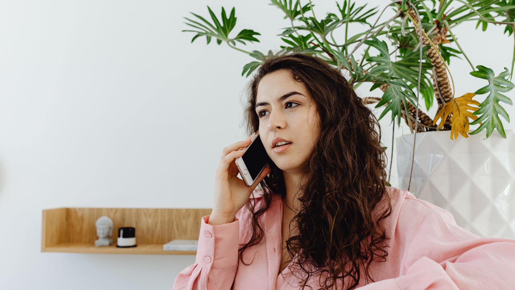 woman calling